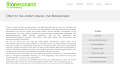 Desktop Screenshot of bioresonanz.net