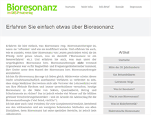 Tablet Screenshot of bioresonanz.net